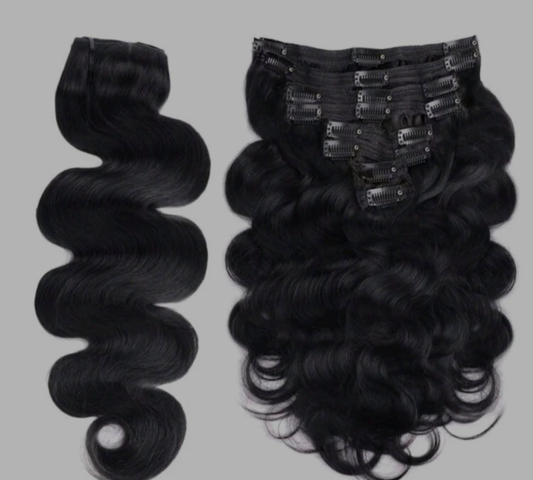 Body Wave Clip in Hair Extensions